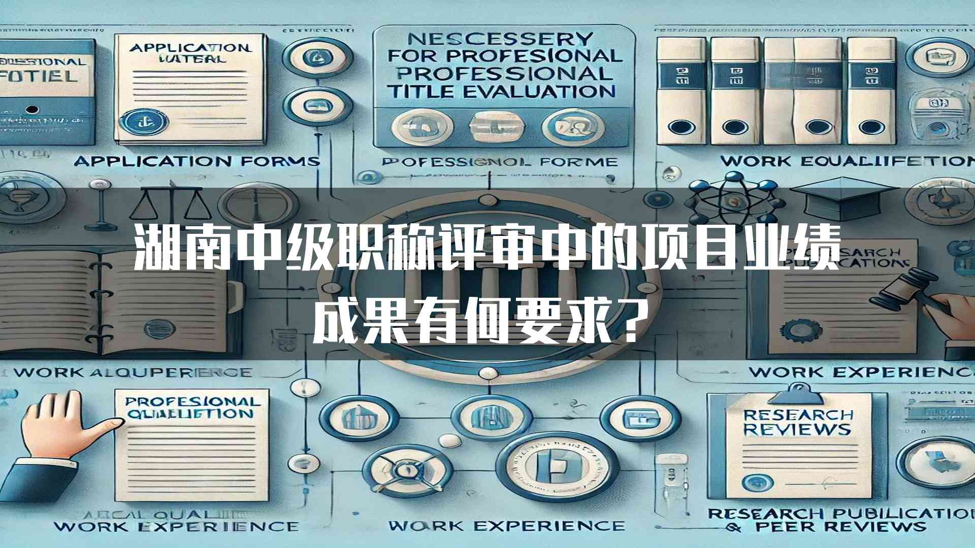 湖南中级职称评审中的项目业绩成果有何要求？