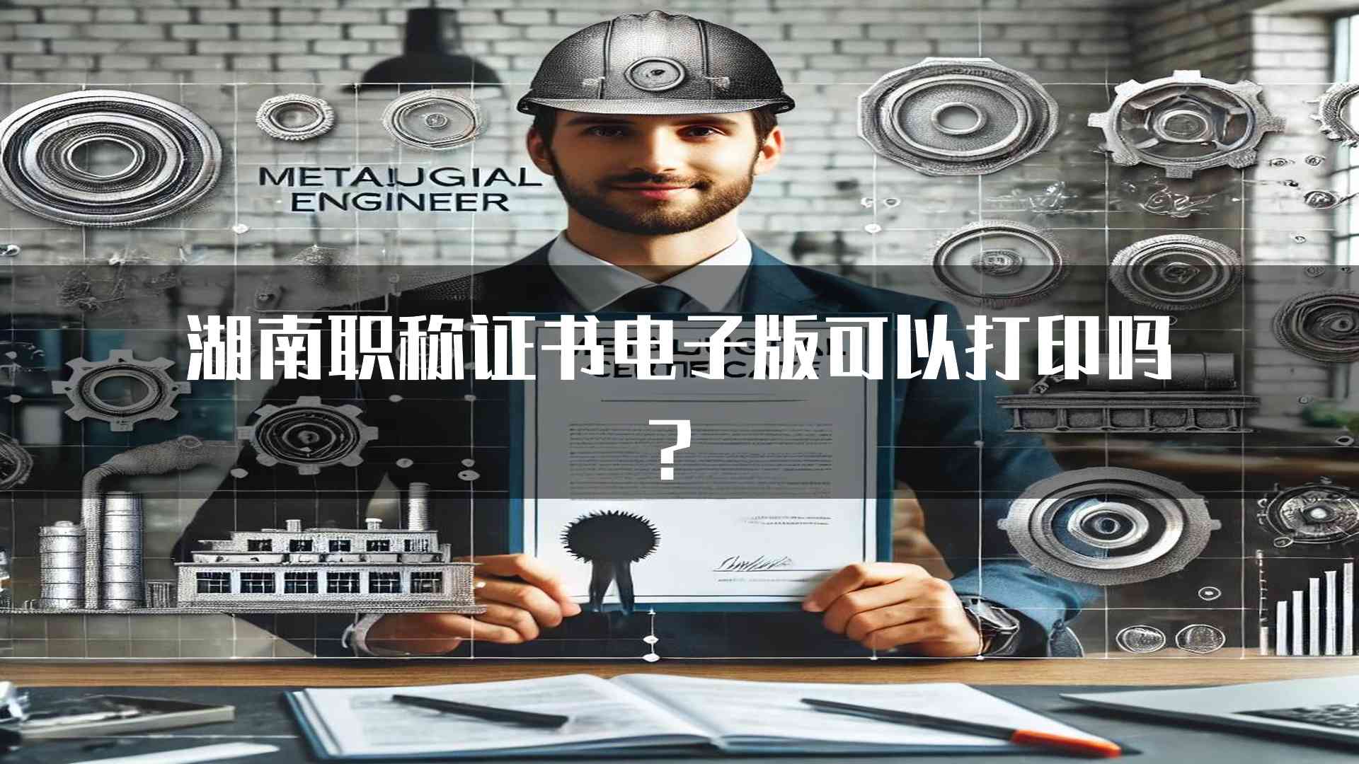 湖南职称证书电子版可以打印吗？