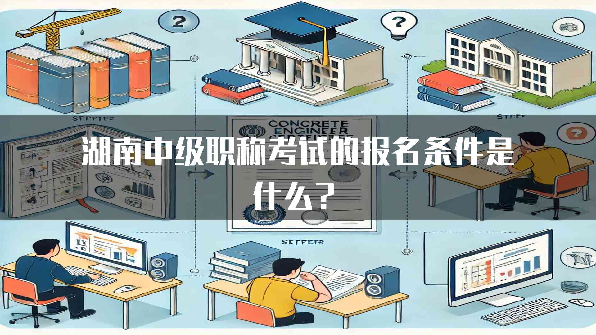 湖南中级职称考试的报名条件是什么？