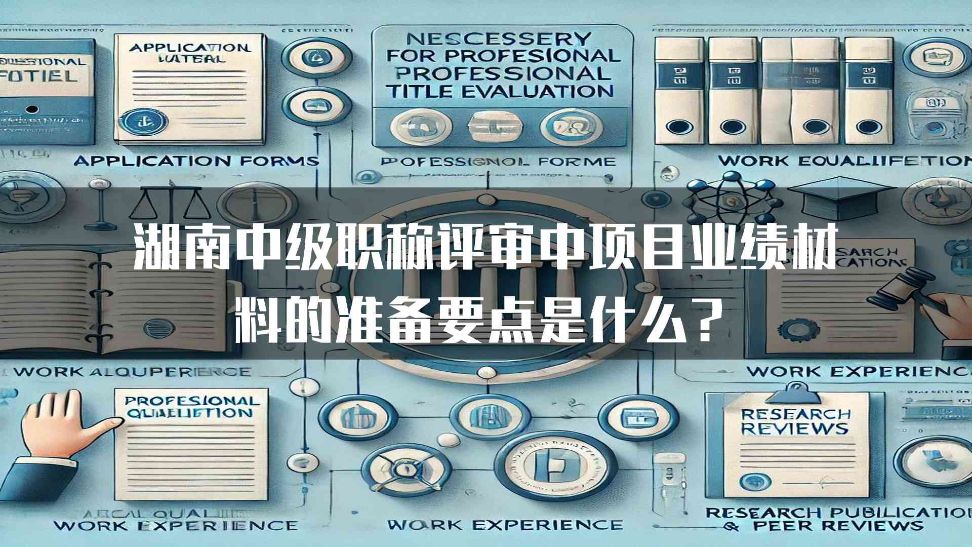 湖南中级职称评审中项目业绩材料的准备要点是什么？