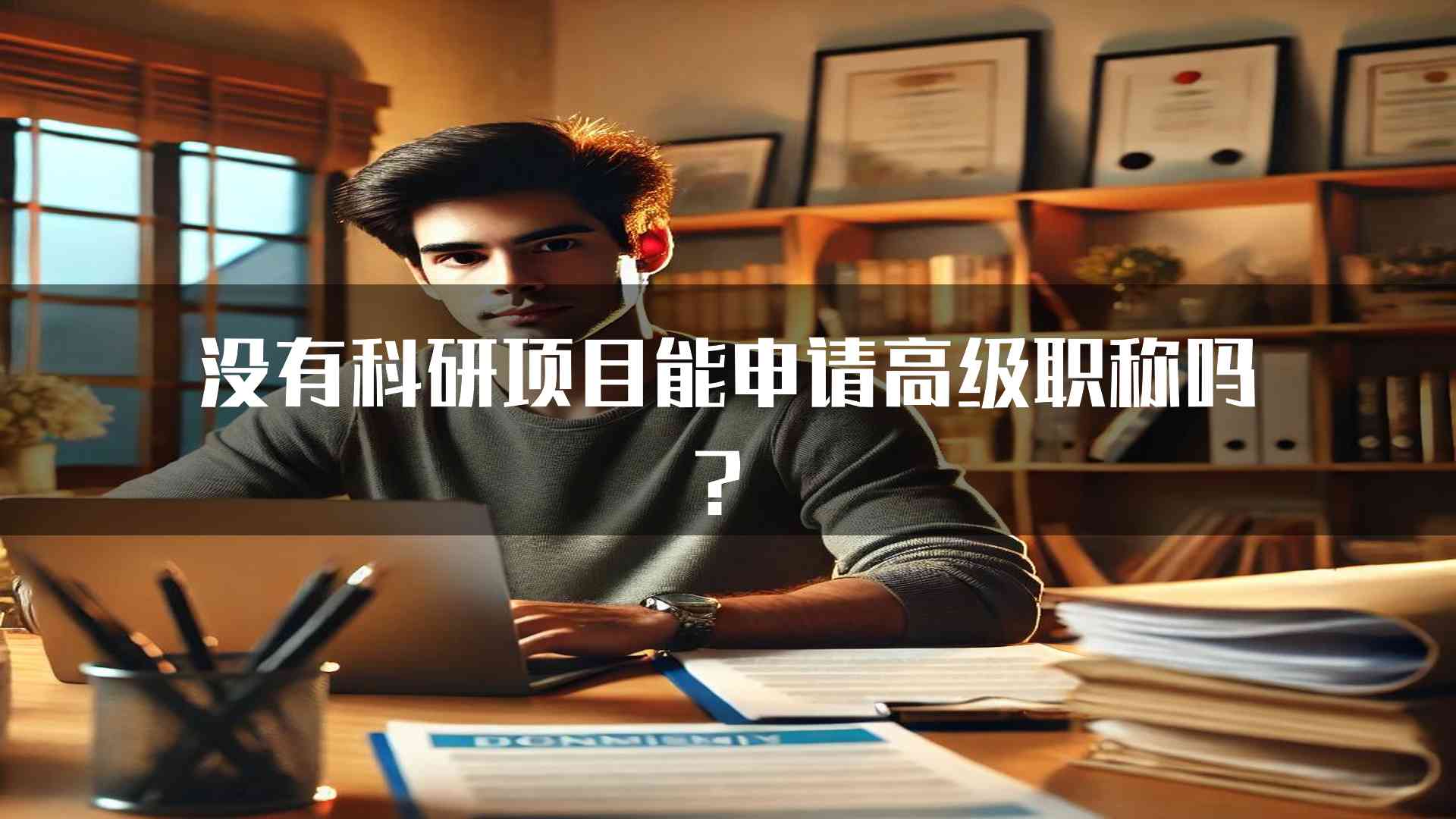 没有科研项目能申请高级职称吗？