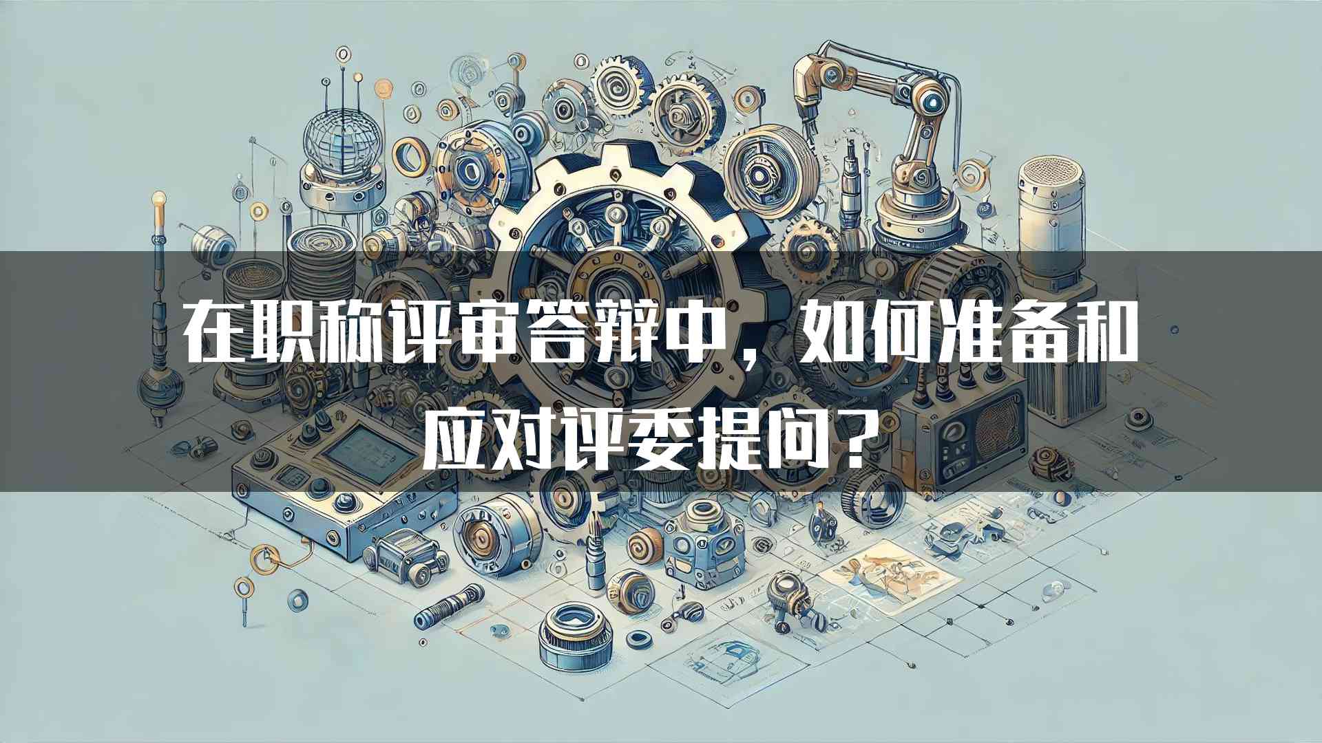 在职称评审答辩中，如何准备和应对评委提问？