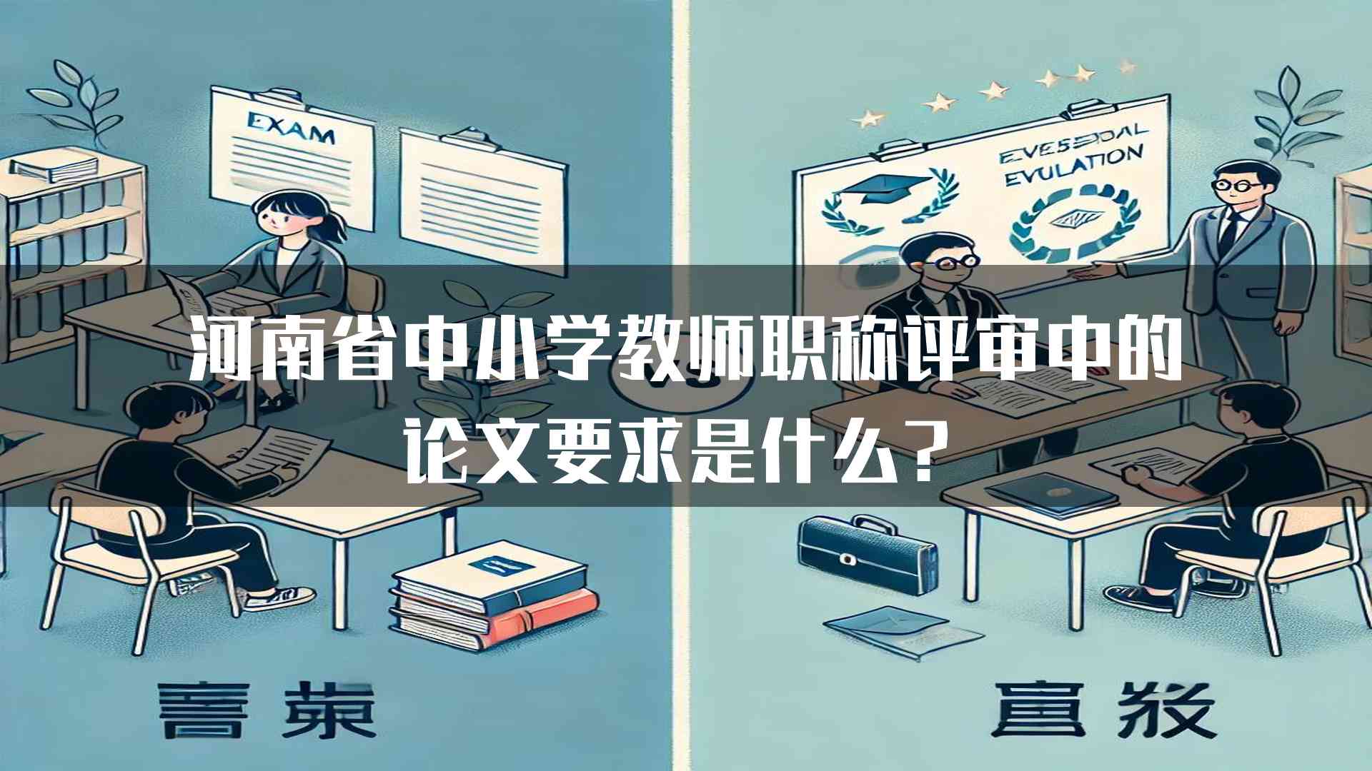 河南省中小学教师职称评审中的论文要求是什么？