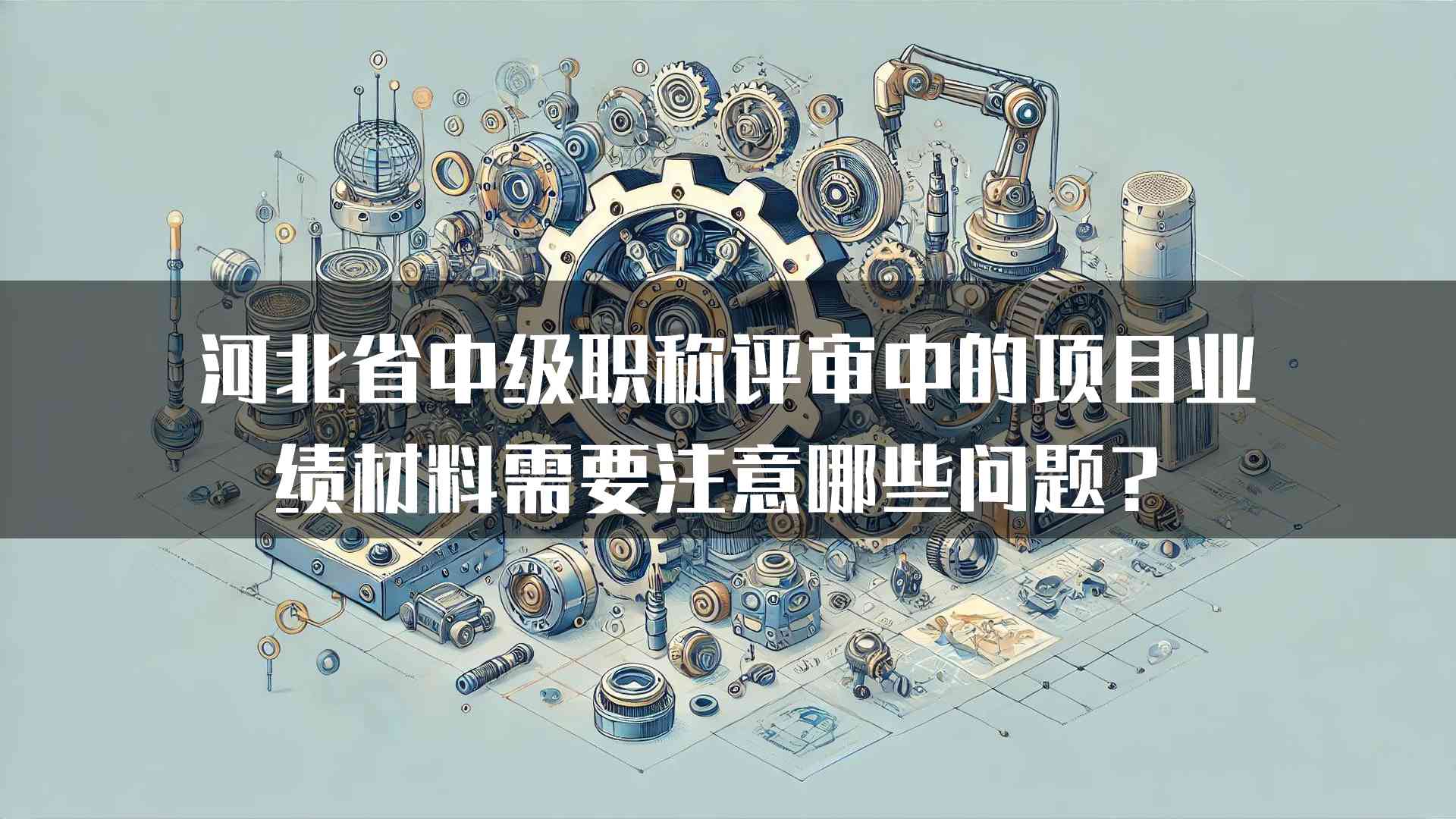 河北省中级职称评审中的项目业绩材料需要注意哪些问题？