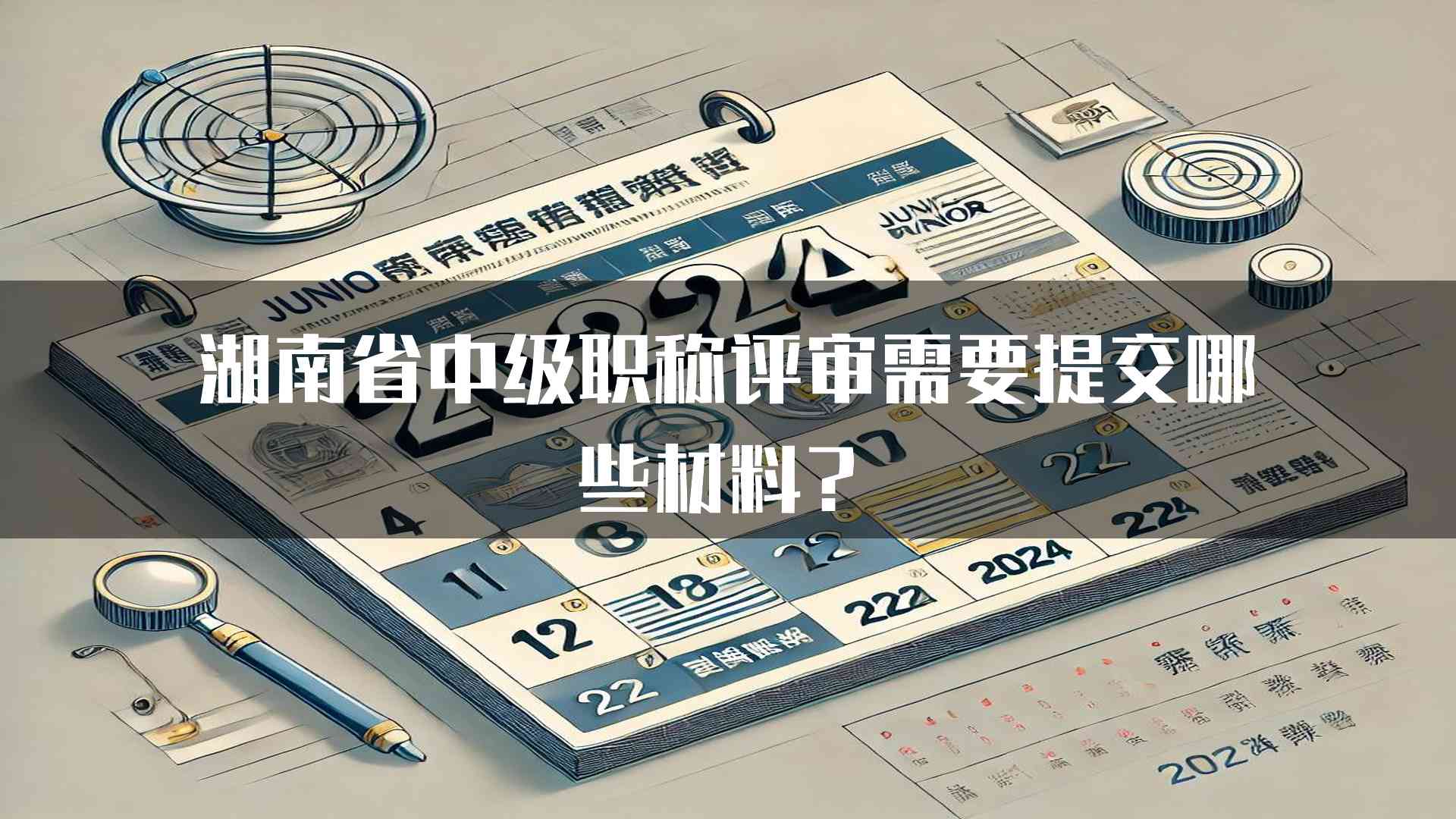 湖南省中级职称评审需要提交哪些材料？