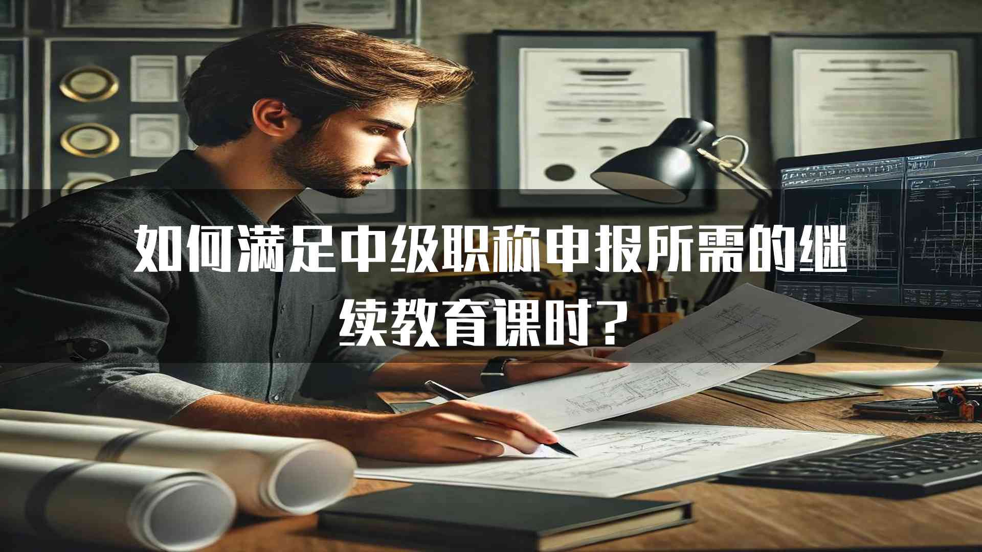 如何满足中级职称申报所需的继续教育课时？