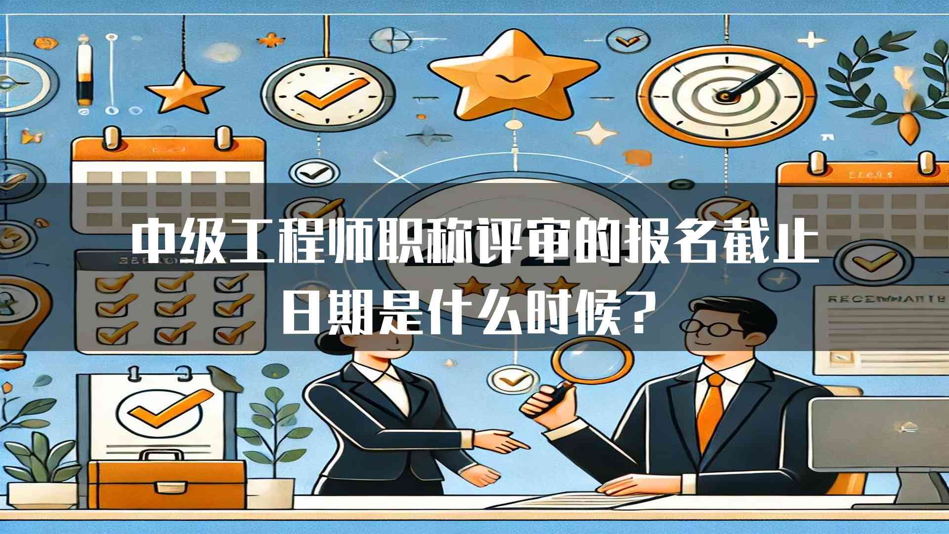 中级工程师职称评审的报名截止日期是什么时候？