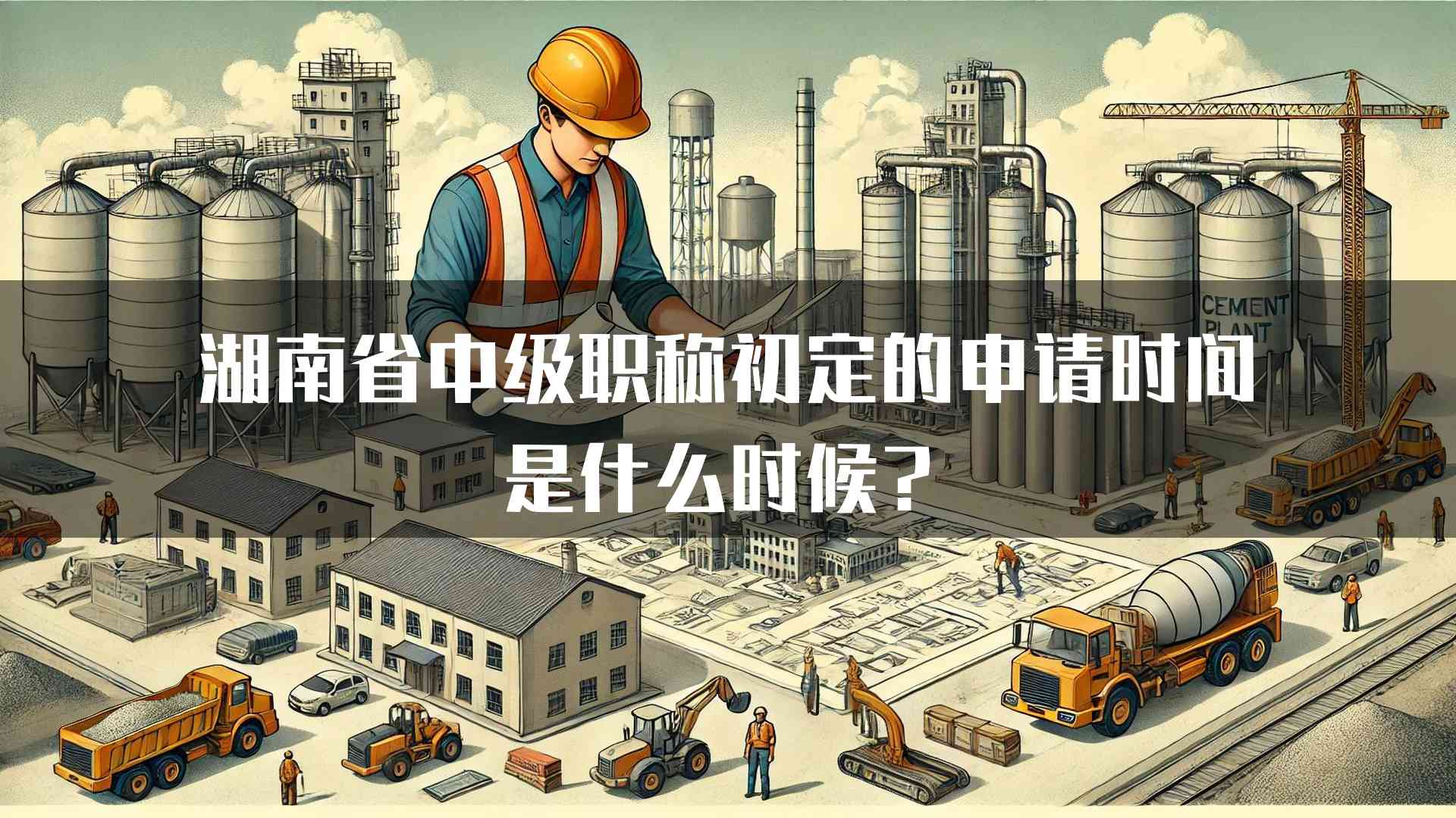 湖南省中级职称初定的申请时间是什么时候？