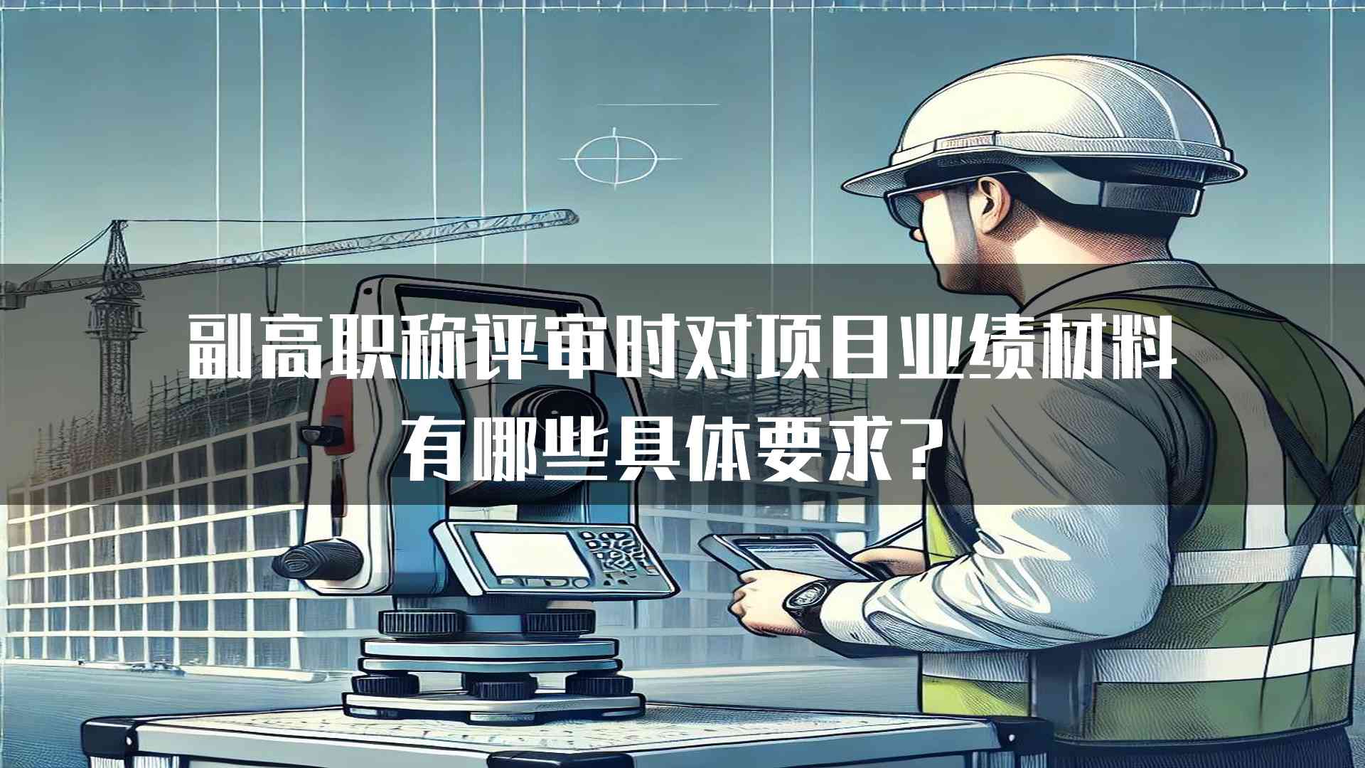 副高职称评审时对项目业绩材料有哪些具体要求？