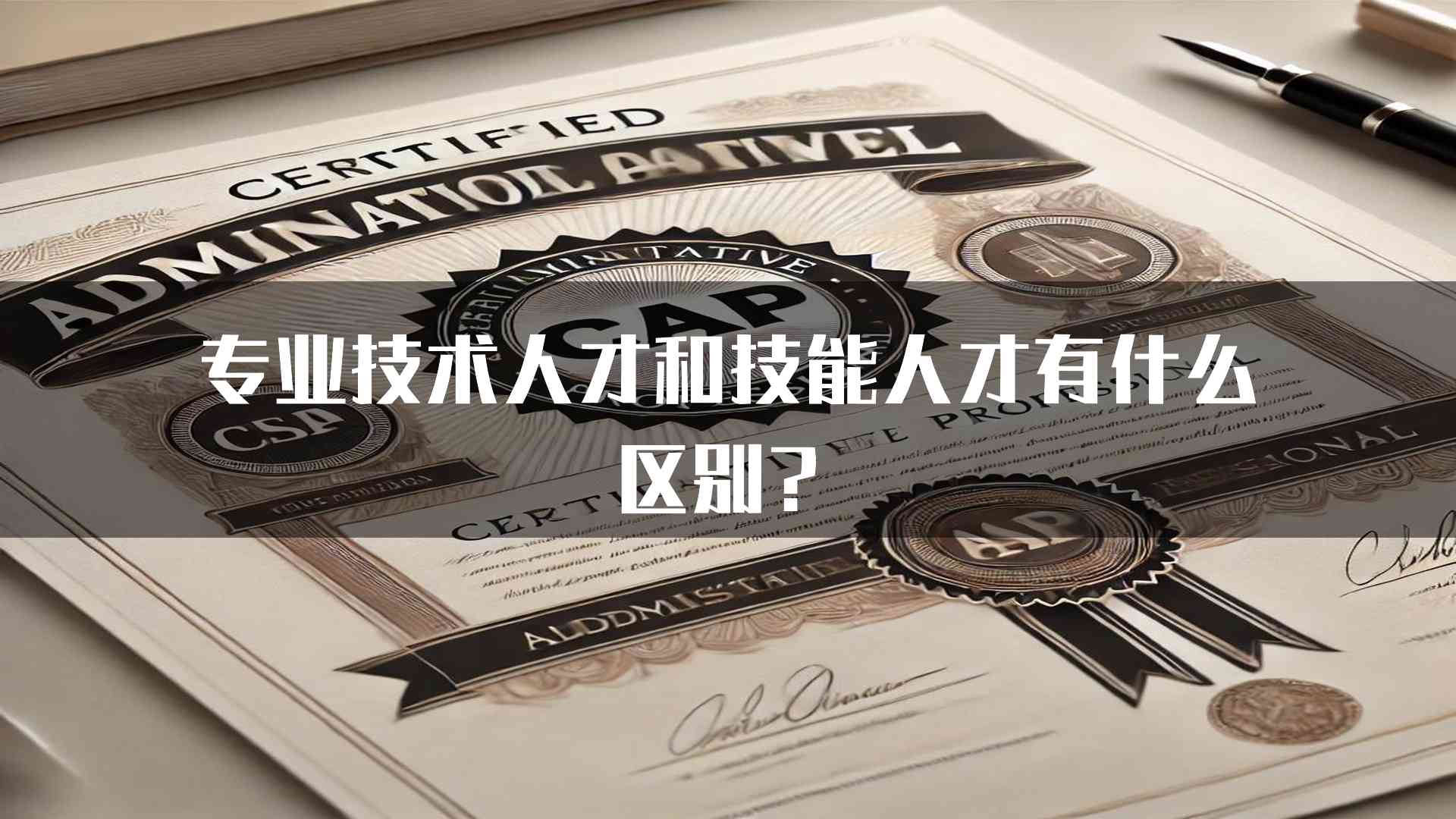 专业技术人才和技能人才有什么区别？