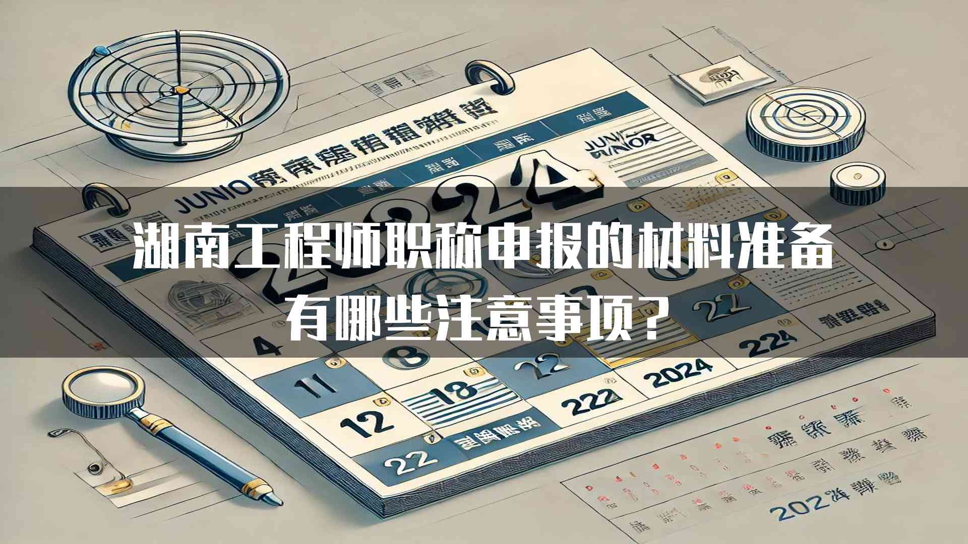 湖南工程师职称申报的材料准备有哪些注意事项？