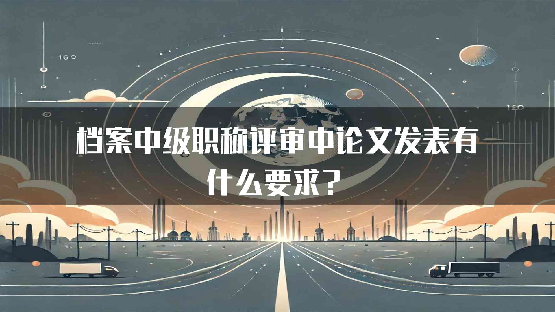 档案中级职称评审中论文发表有什么要求？