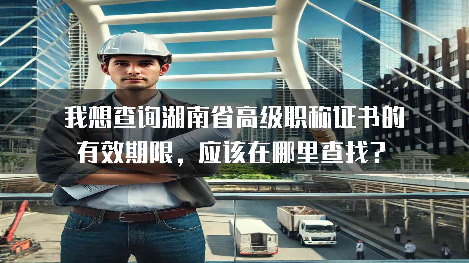 我想查询湖南省高级职称证书的有效期限，应该在哪里查找？