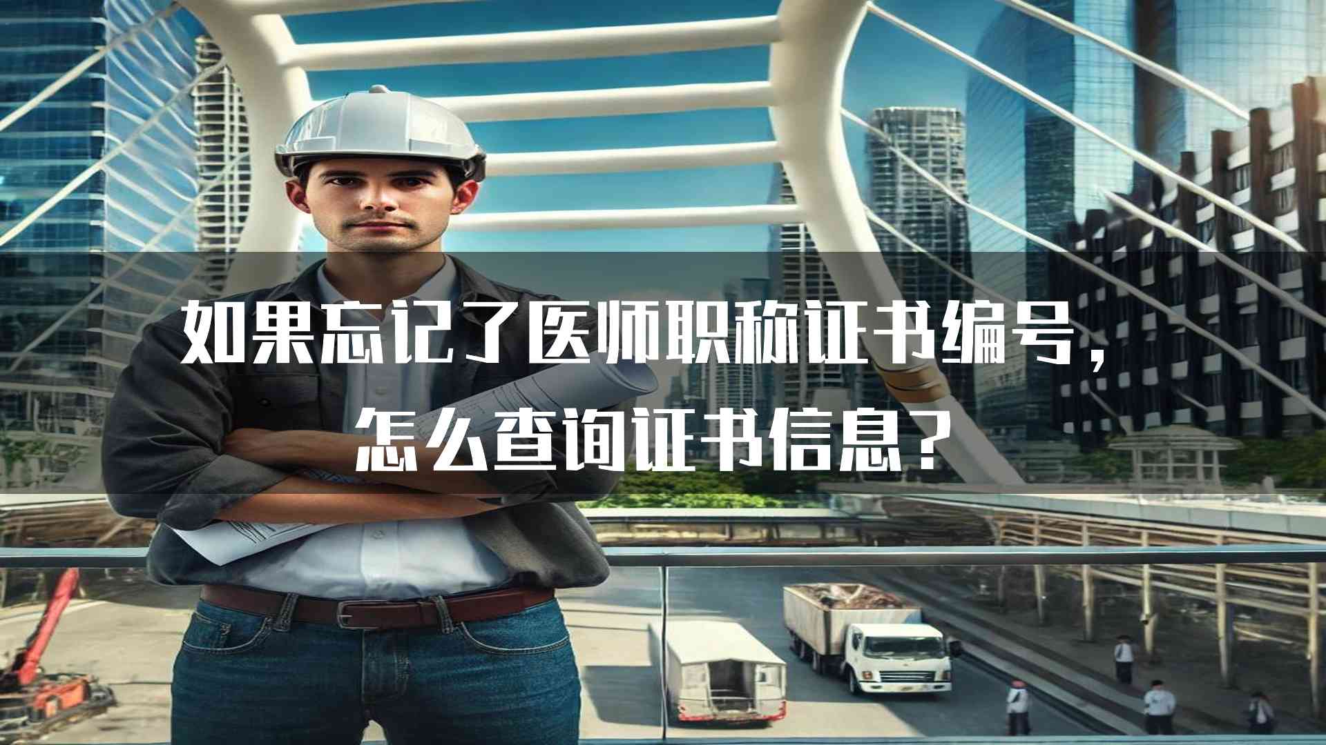 如果忘记了医师职称证书编号，怎么查询证书信息？