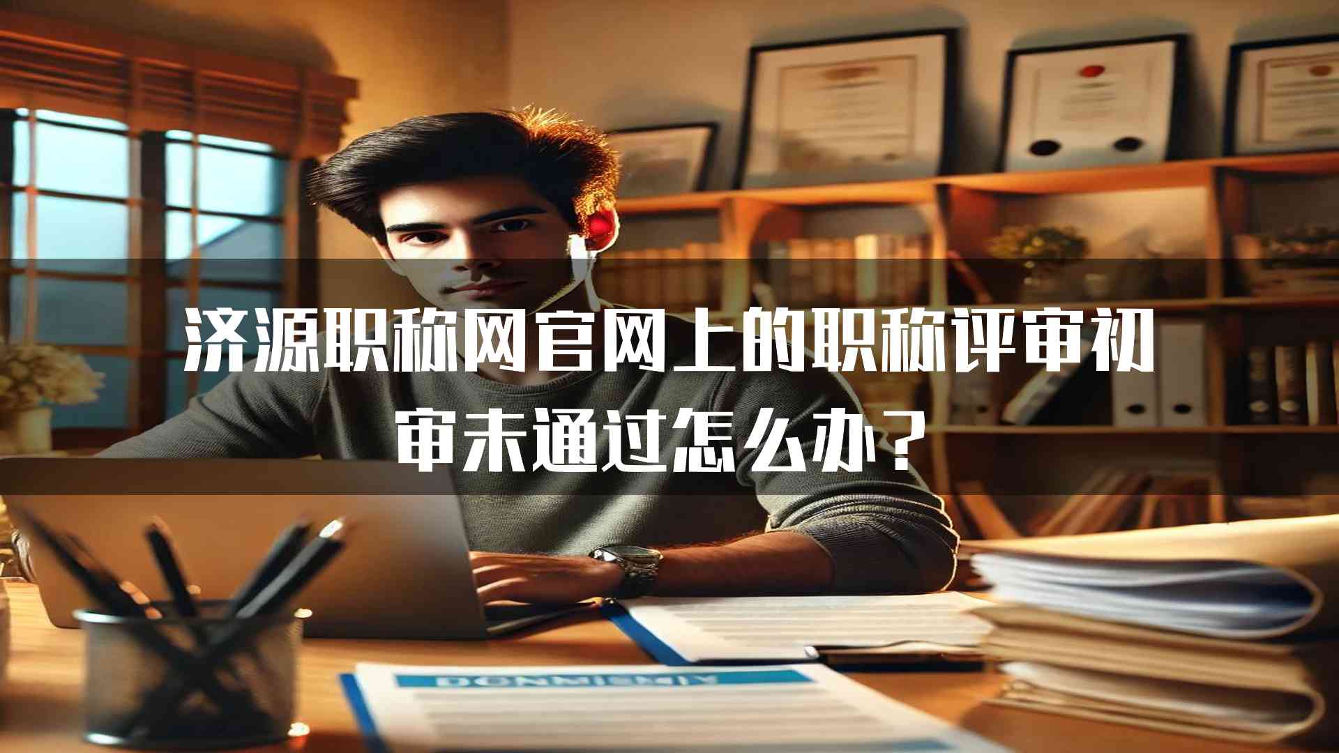 济源职称网官网上的职称评审初审未通过怎么办？