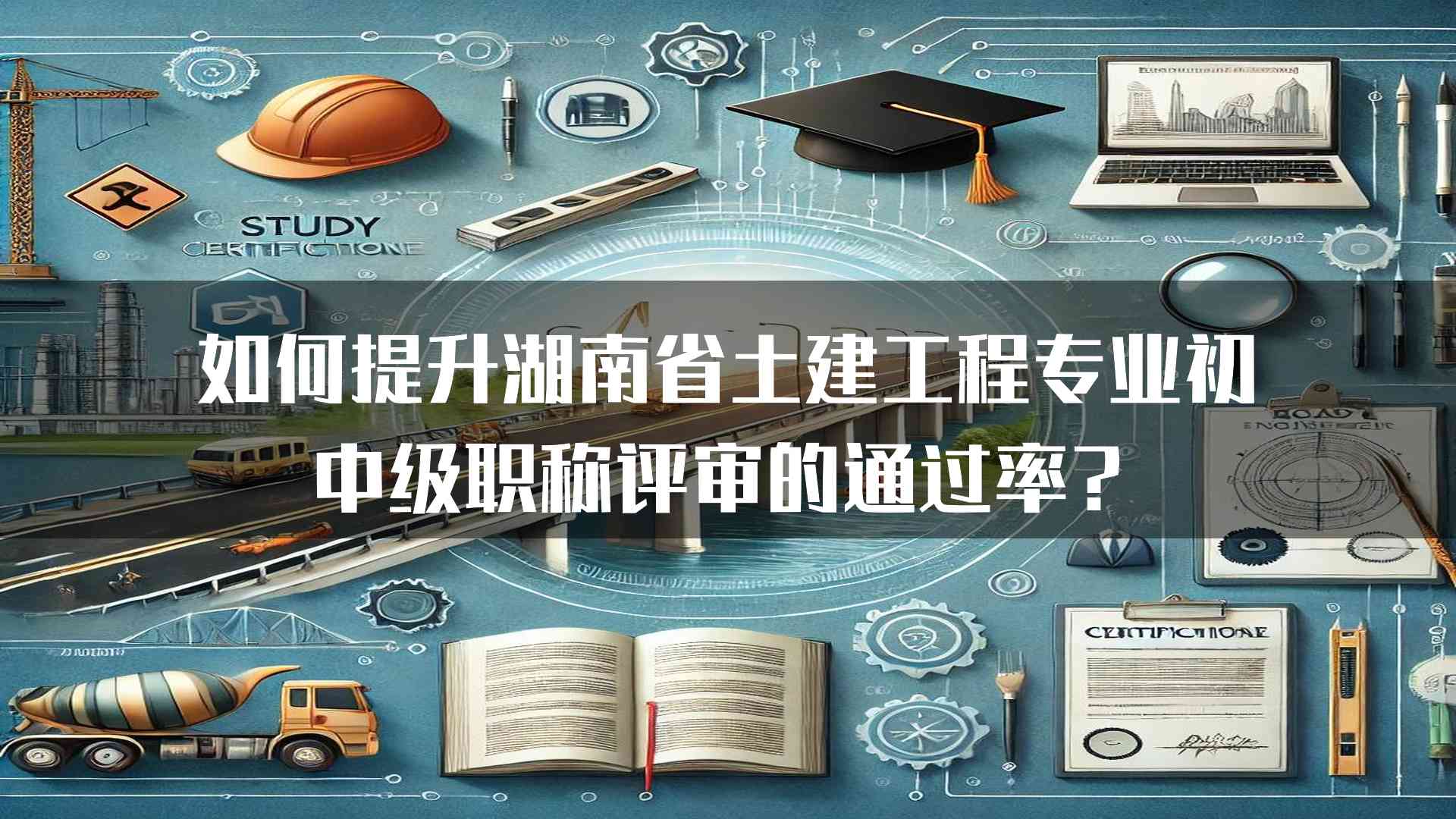 如何提升湖南省土建工程专业初中级职称评审的通过率？