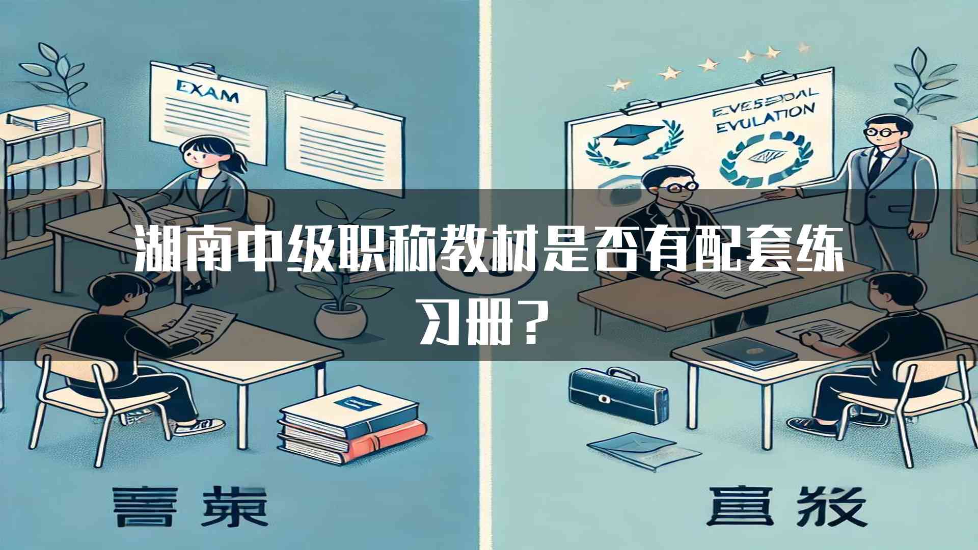 湖南中级职称教材是否有配套练习册？