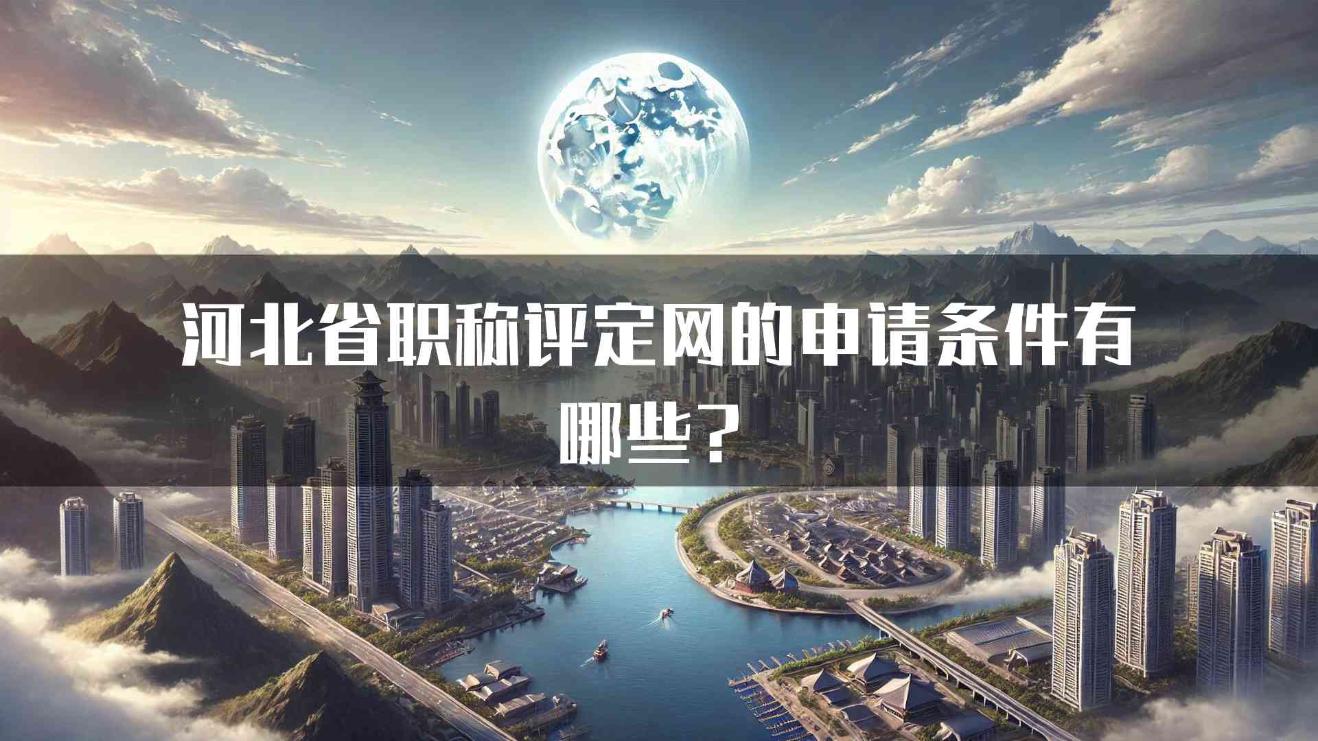 河北省职称评定网的申请条件有哪些？