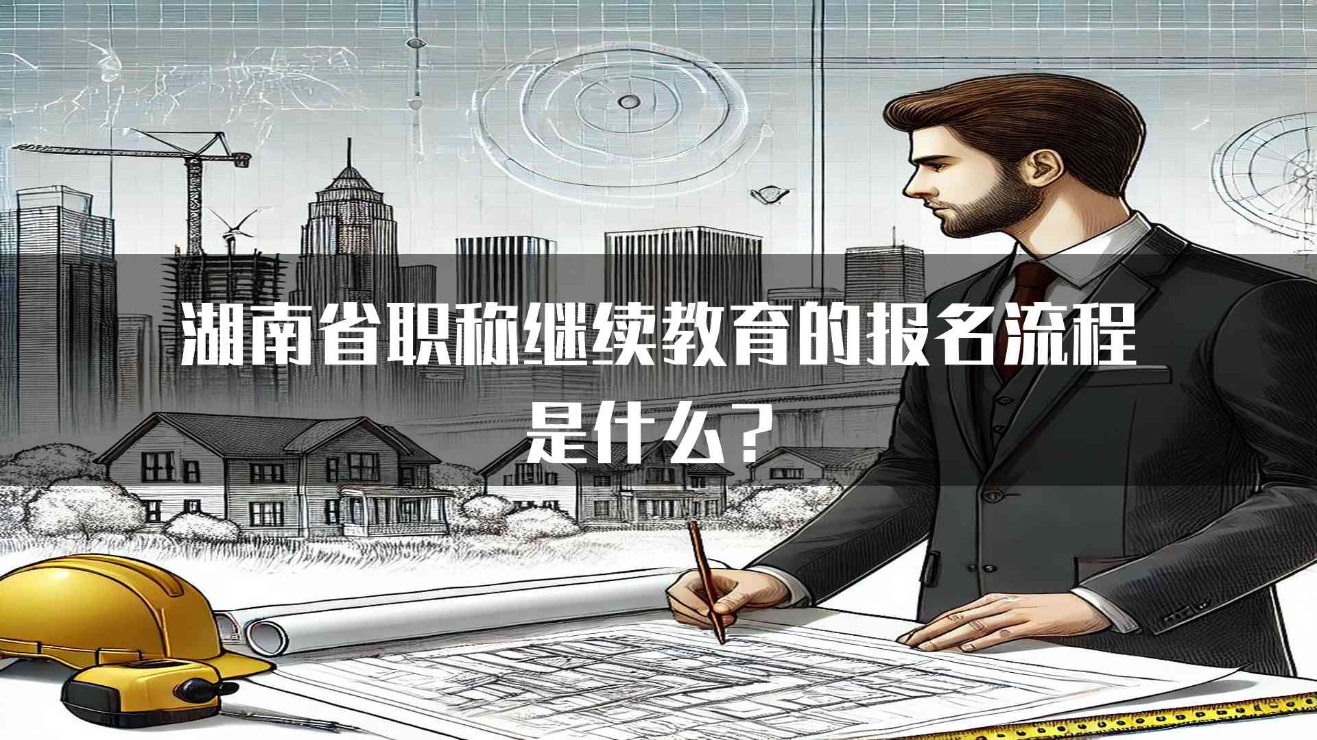 湖南省职称继续教育的报名流程是什么？