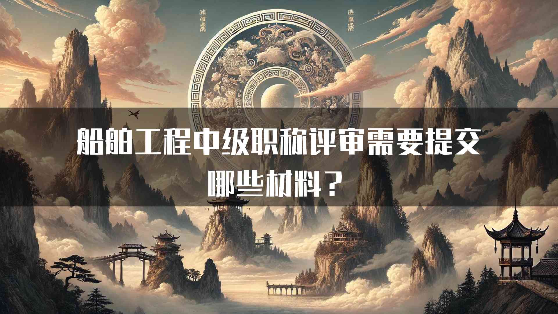 船舶工程中级职称评审需要提交哪些材料？