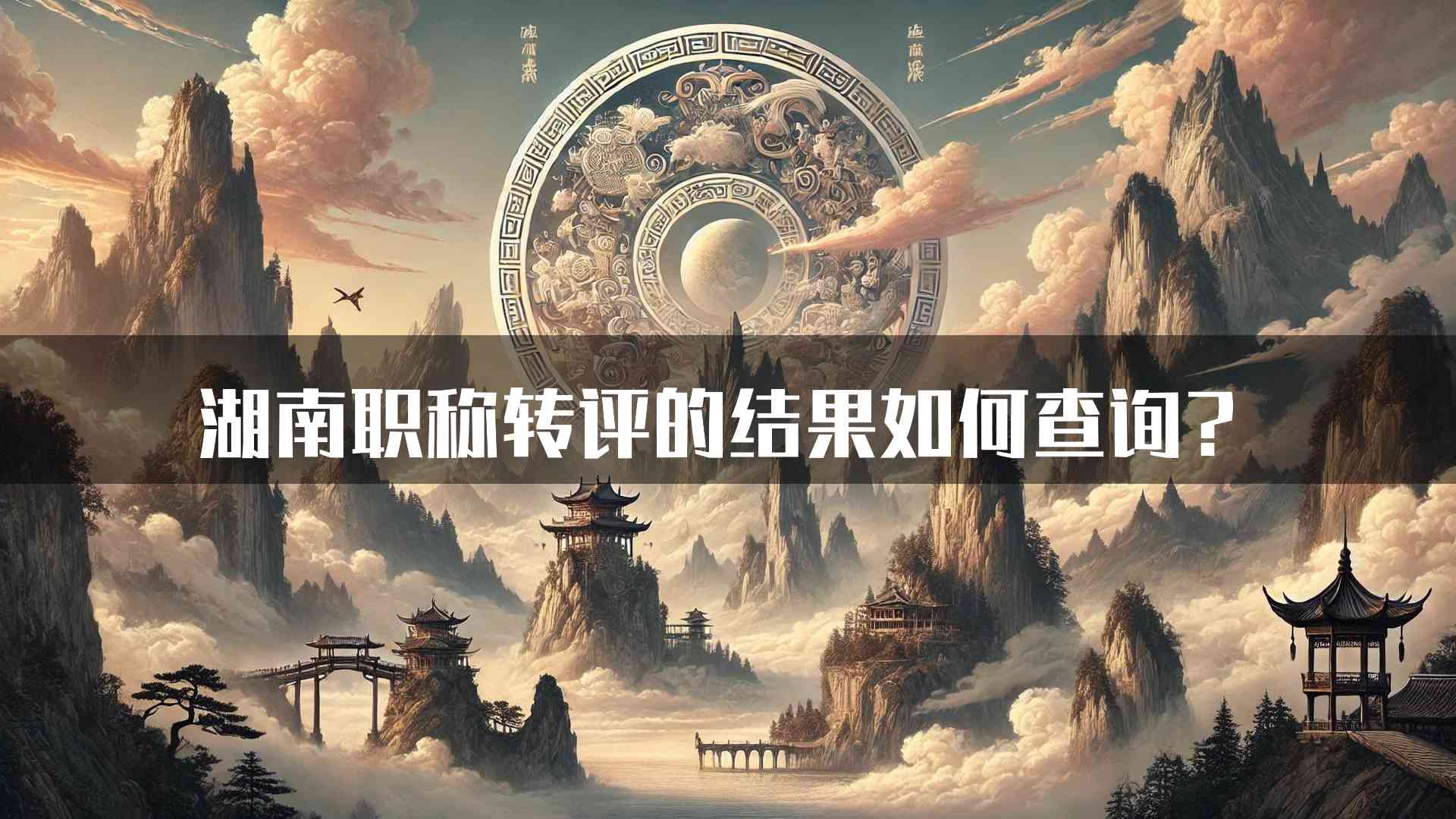 湖南职称转评的结果如何查询？