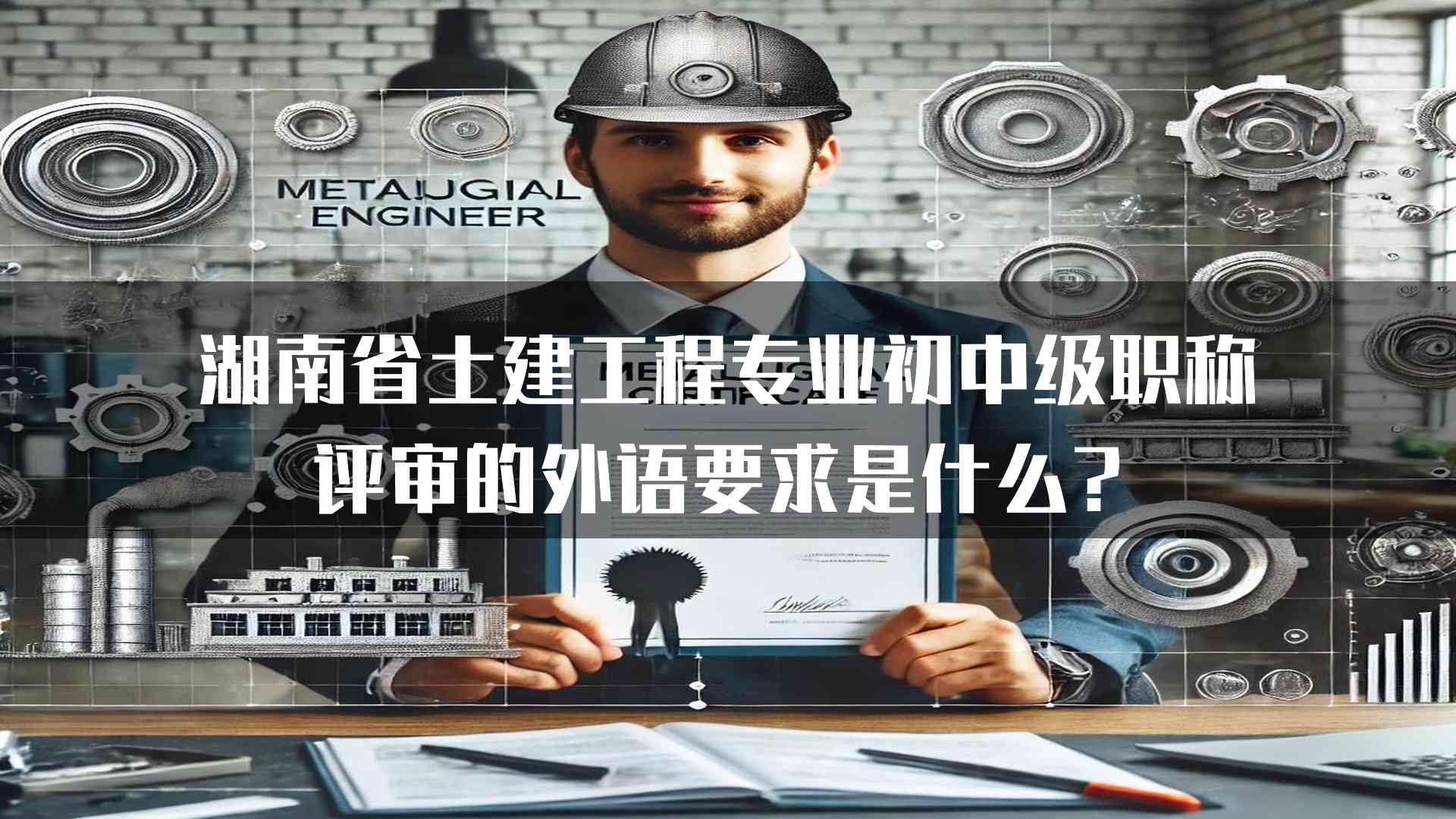 湖南省土建工程专业初中级职称评审的外语要求是什么？