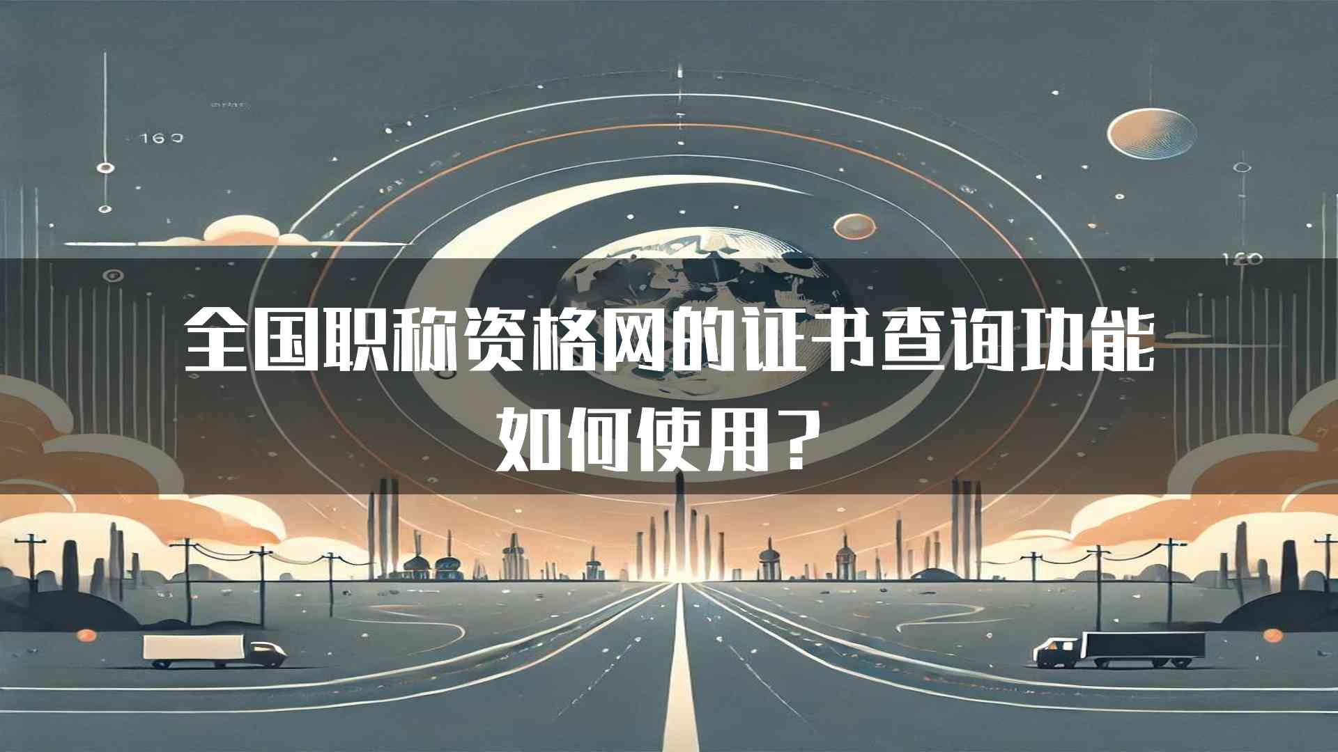 全国职称资格网的证书查询功能如何使用？