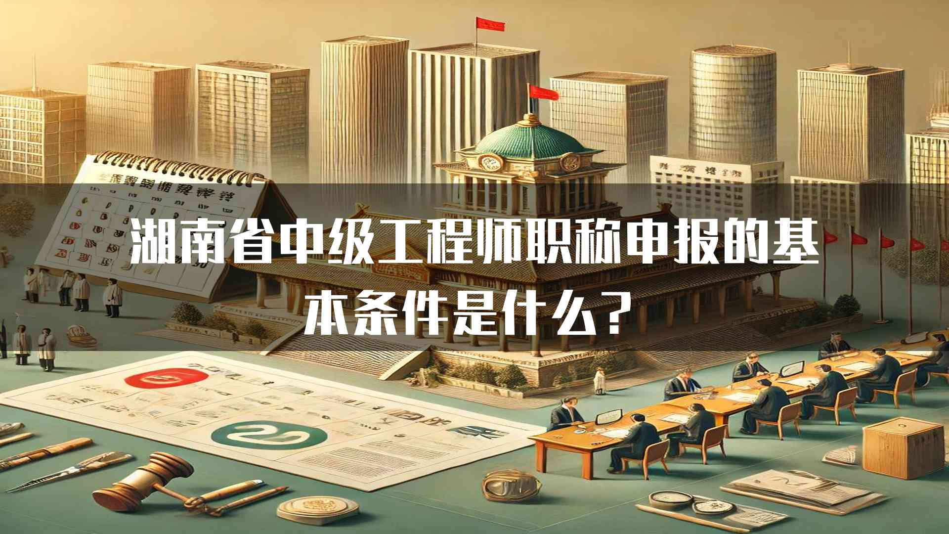 湖南省中级工程师职称申报的基本条件是什么？