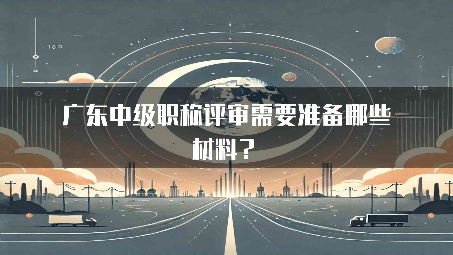 广东中级职称评审需要准备哪些材料？