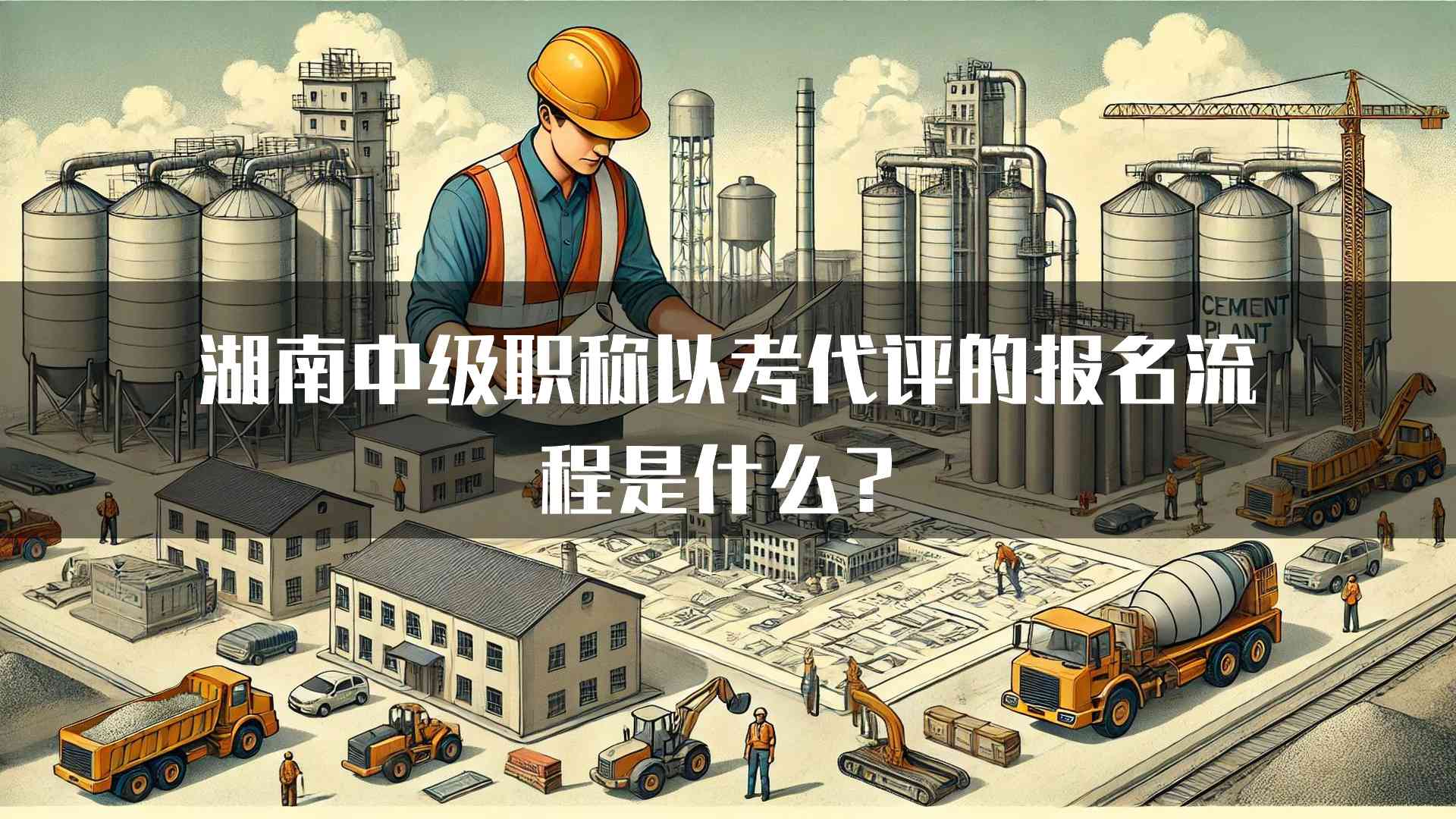 湖南中级职称以考代评的报名流程是什么？