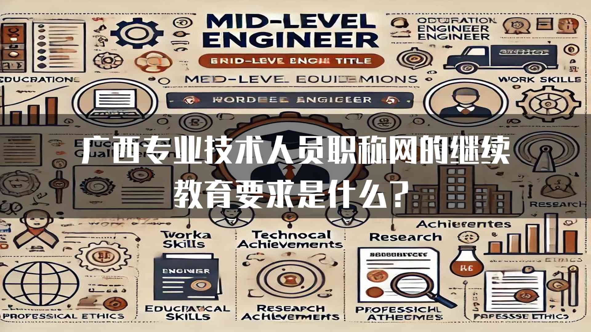 广西专业技术人员职称网的继续教育要求是什么？