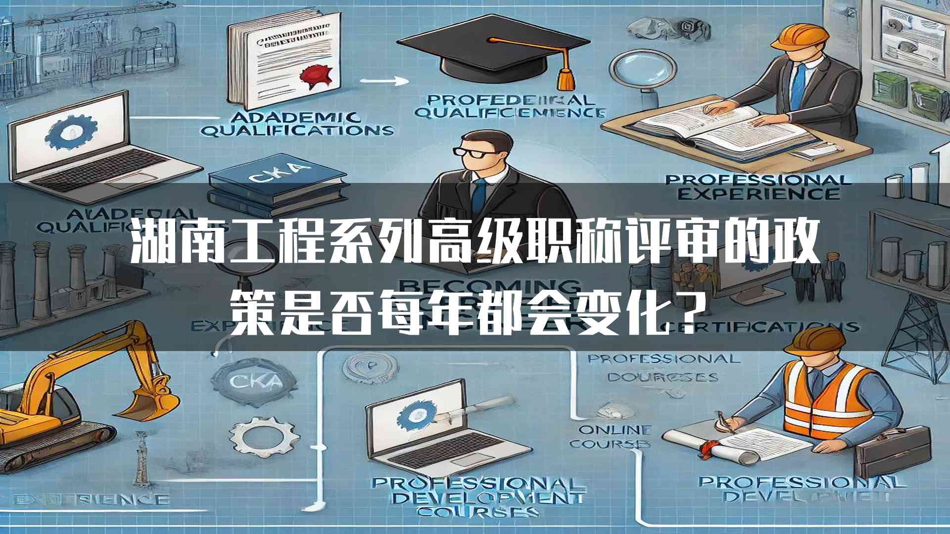 湖南工程系列高级职称评审的政策是否每年都会变化？