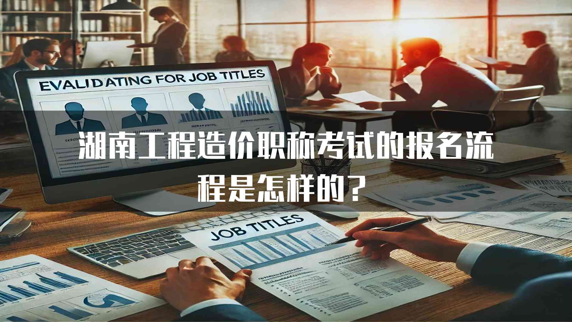 湖南工程造价职称考试的报名流程是怎样的？