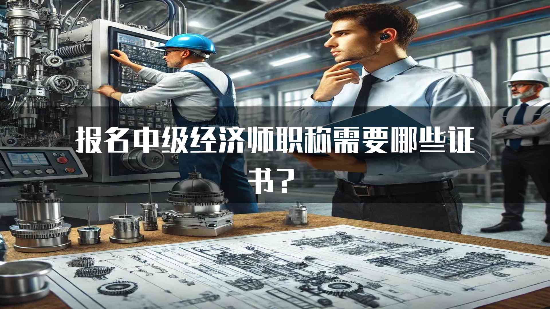 报名中级经济师职称需要哪些证书？