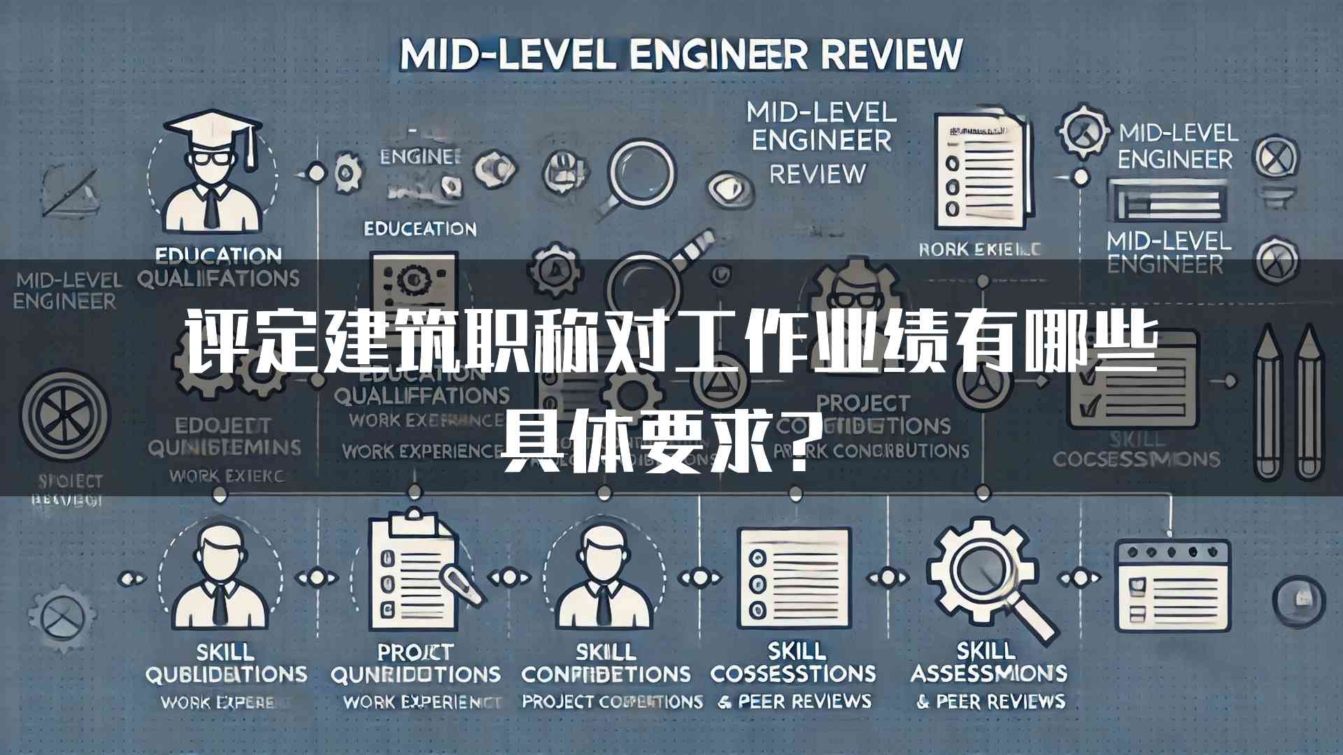 评定建筑职称对工作业绩有哪些具体要求？