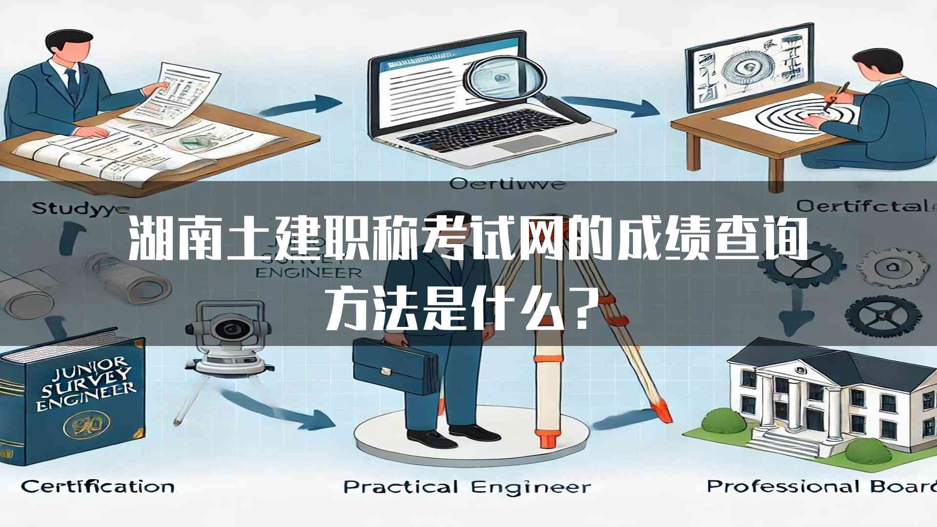 湖南土建职称考试网的成绩查询方法是什么？