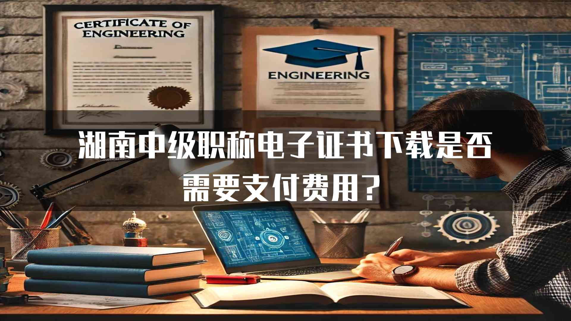 湖南中级职称电子证书下载是否需要支付费用？