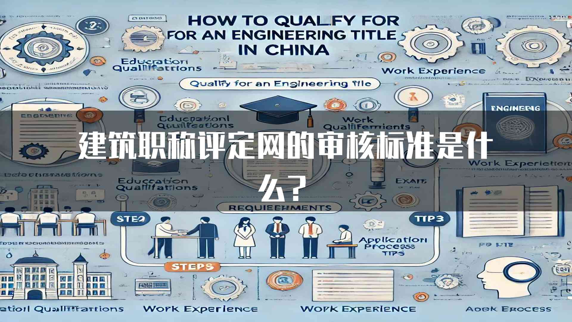 建筑职称评定网的审核标准是什么？