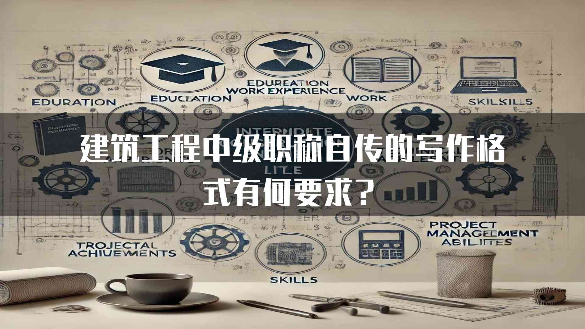 建筑工程中级职称自传的写作格式有何要求？