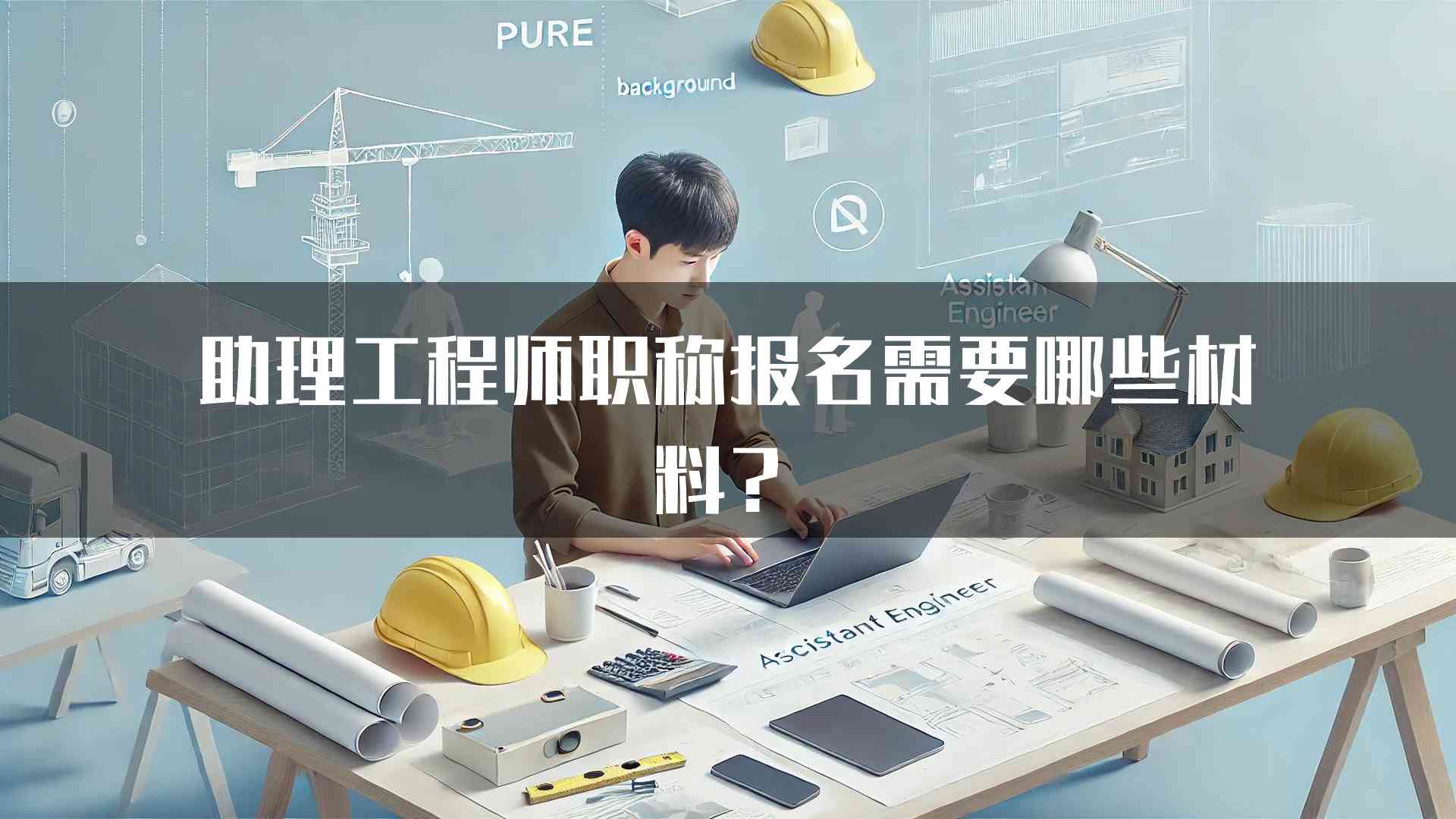 助理工程师职称报名需要哪些材料？