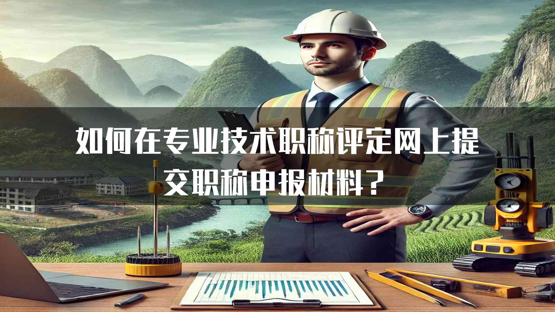 如何在专业技术职称评定网上提交职称申报材料？