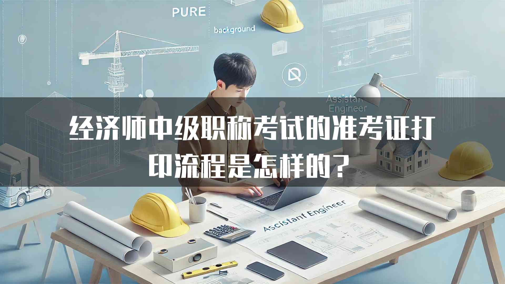 经济师中级职称考试的准考证打印流程是怎样的？