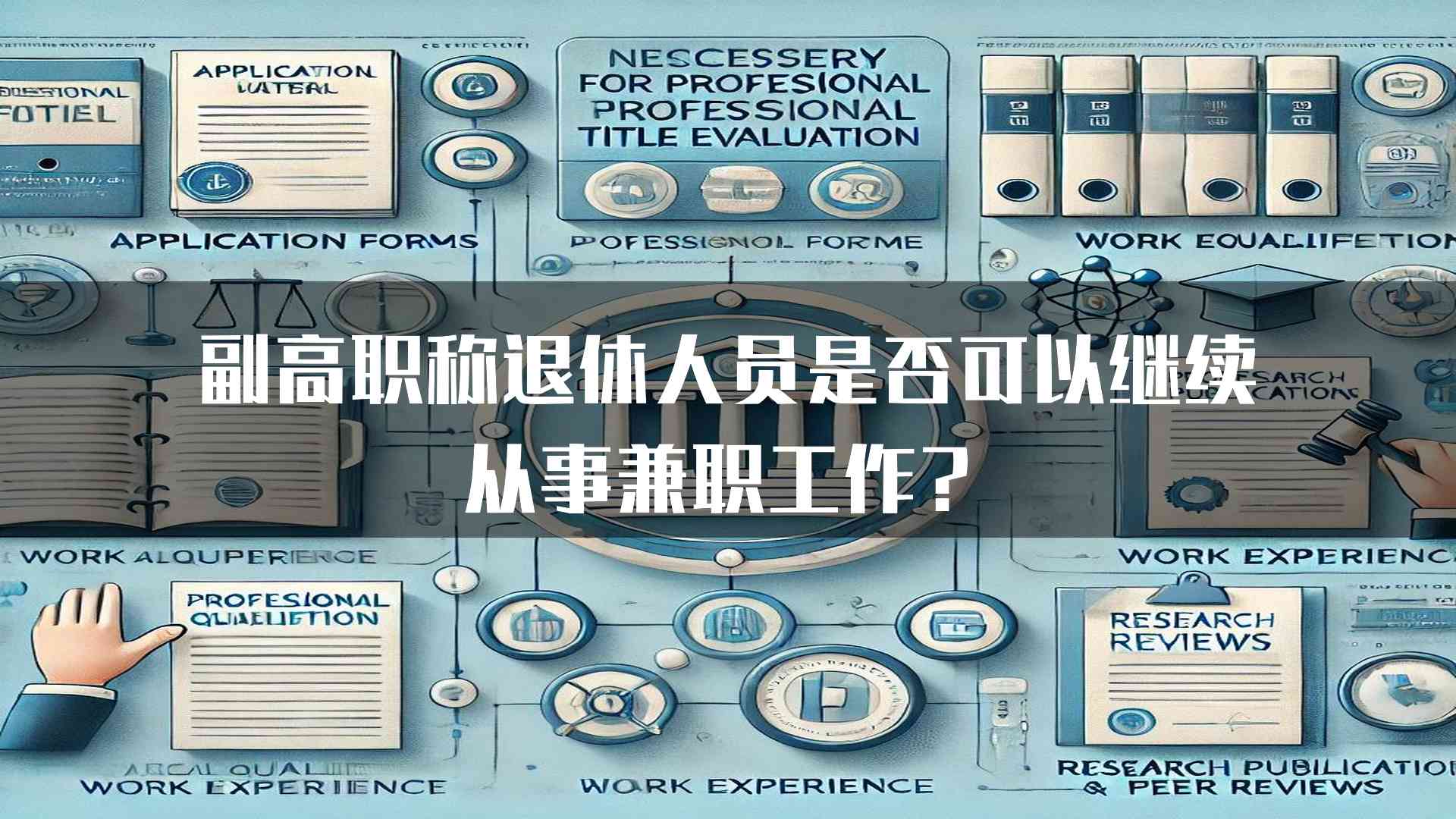 副高职称退休人员是否可以继续从事兼职工作？