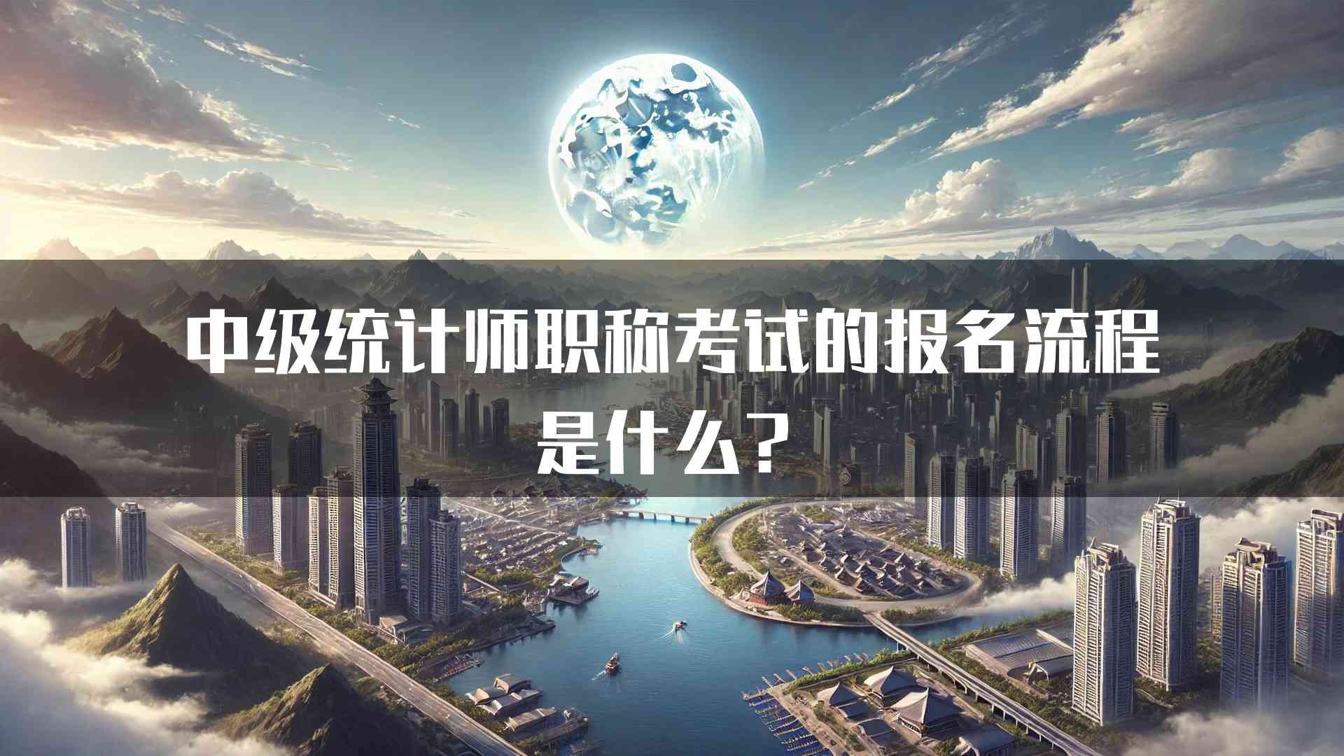 中级统计师职称考试的报名流程是什么？