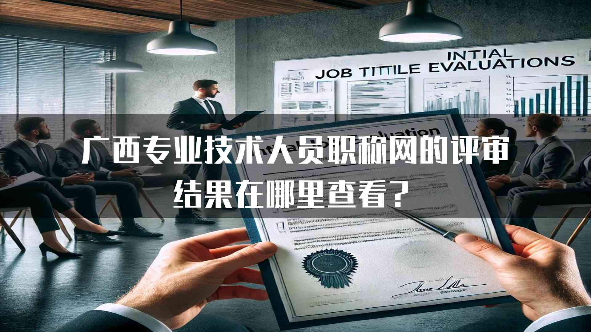 广西专业技术人员职称网的评审结果在哪里查看？