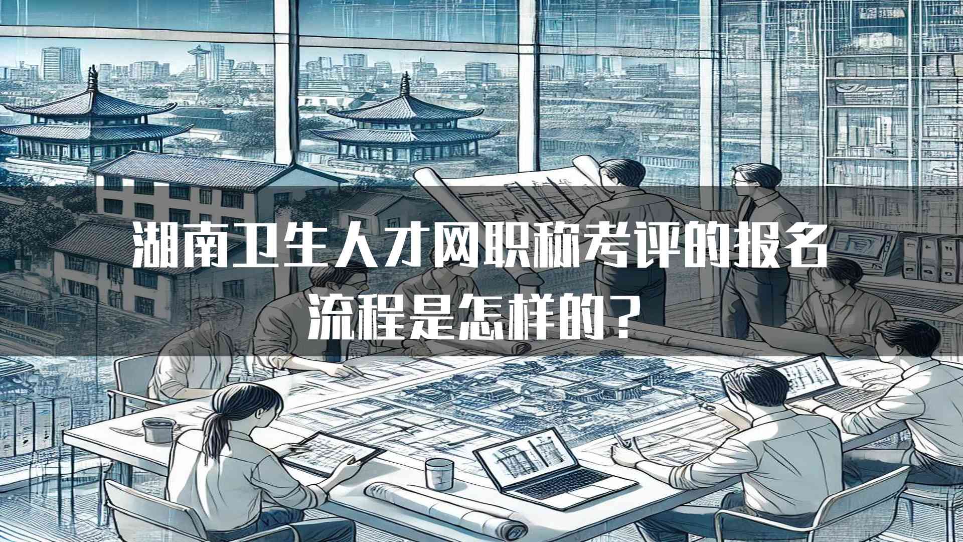 湖南卫生人才网职称考评的报名流程是怎样的？