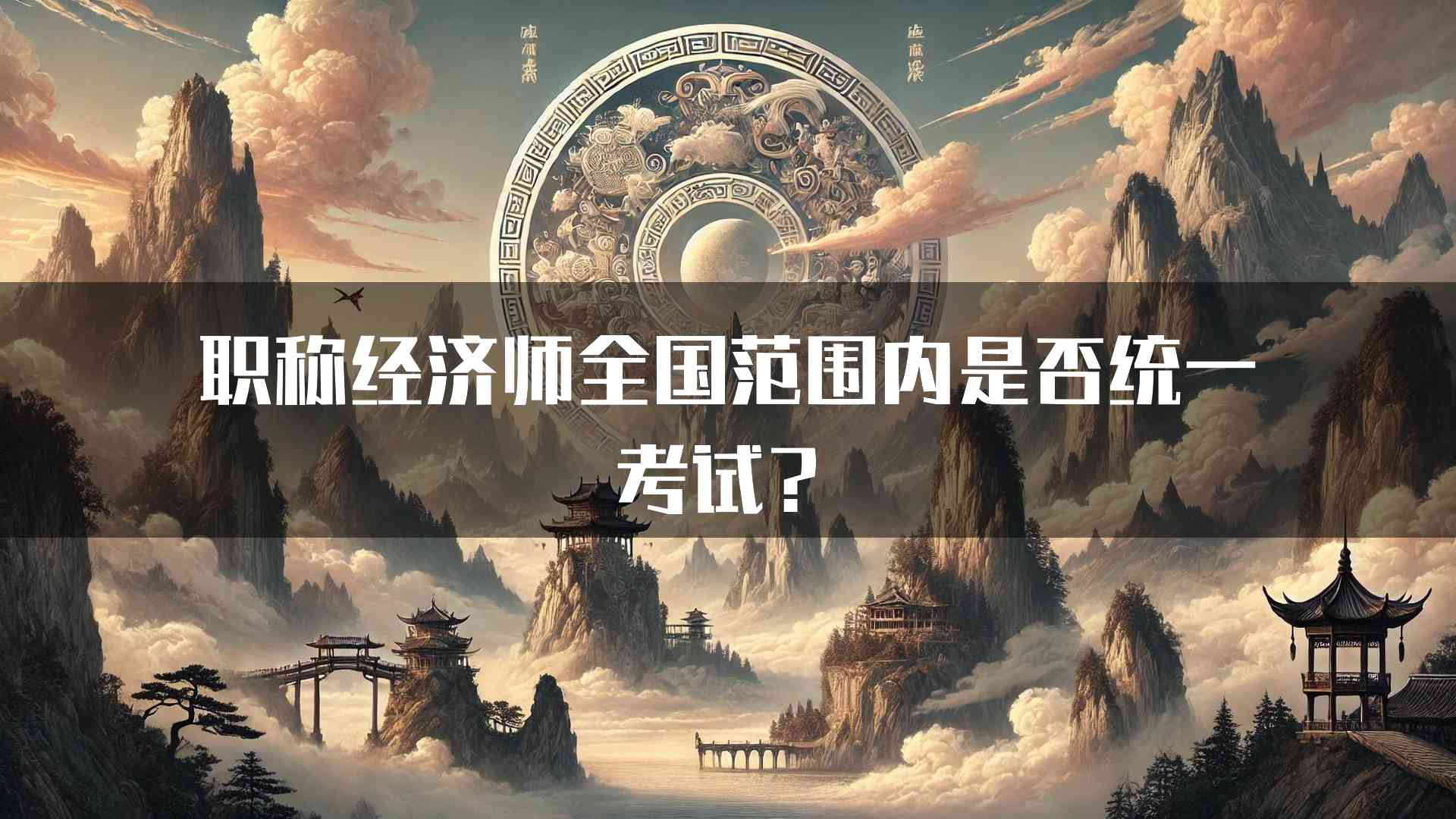 职称经济师全国范围内是否统一考试？