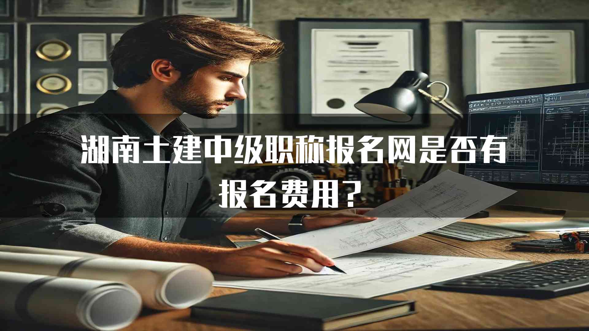 湖南土建中级职称报名网是否有报名费用？