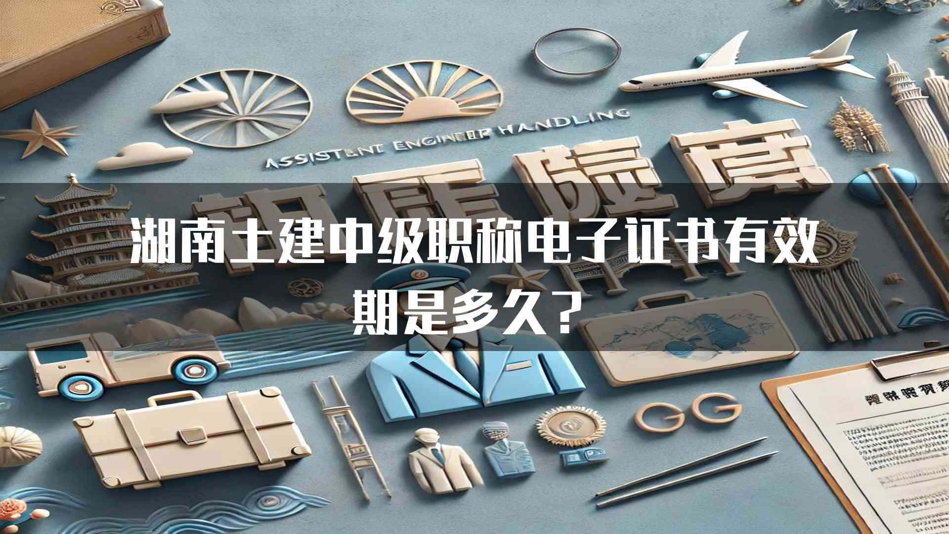 湖南土建中级职称电子证书有效期是多久？