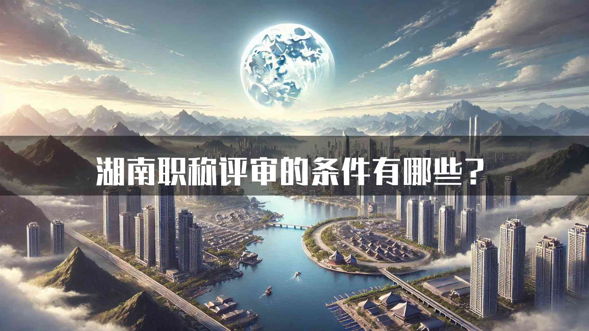 湖南职称评审的条件有哪些？